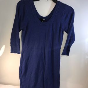 Royal blue sweater dress H&M